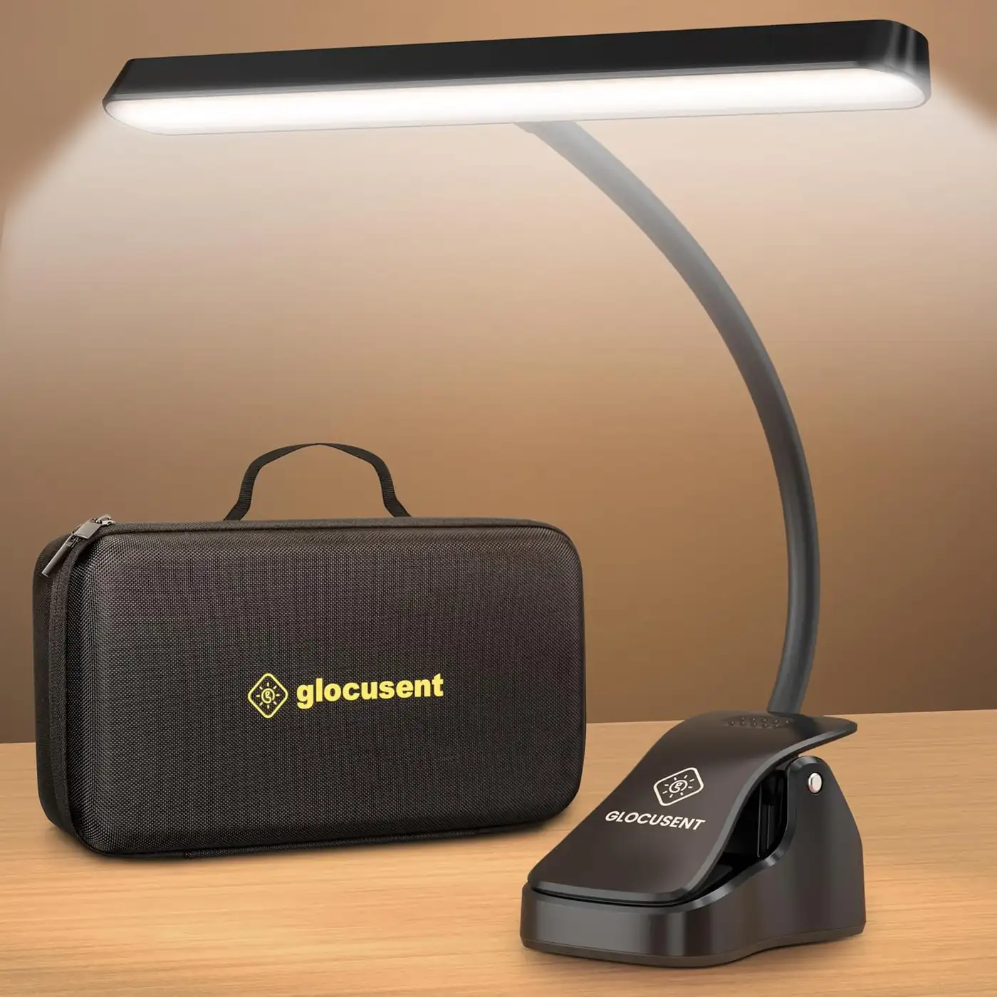 Notenpultleuchte – Professionelle 57-LED Klavierlampe/Klemmleuchte - Hochhell