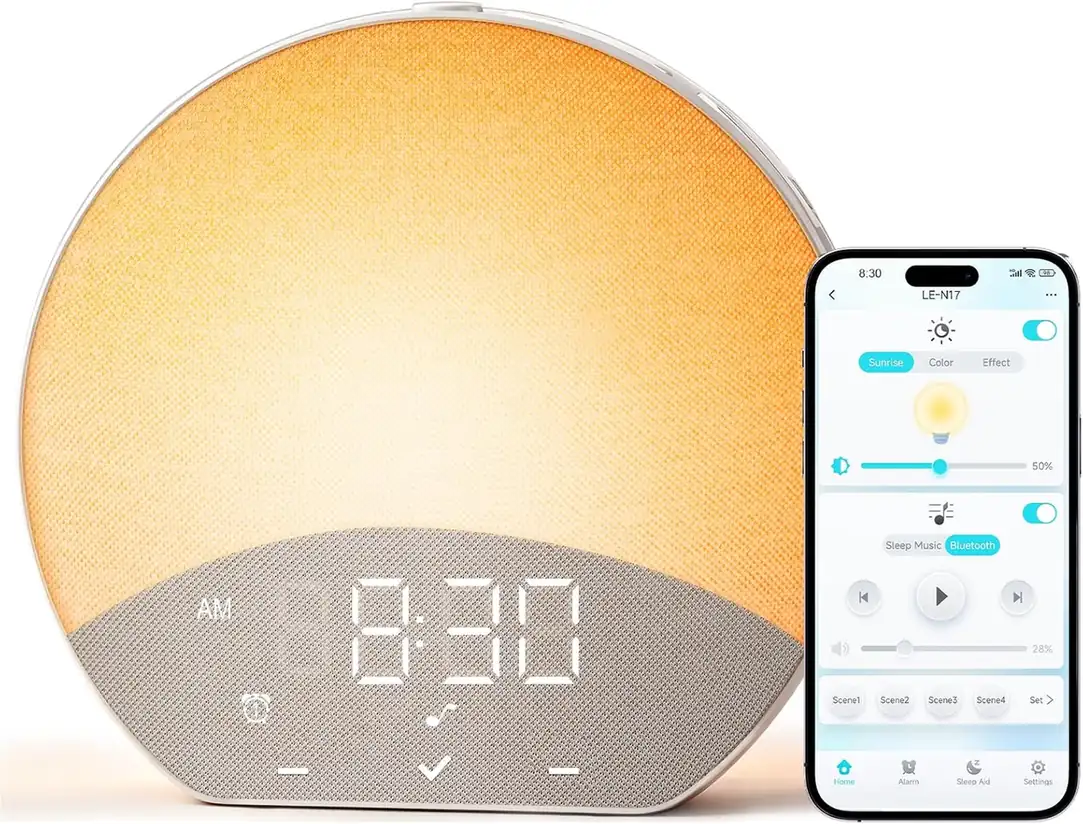 Tageslichtwecker Lichtwecker Sonnenaufgang mit APP