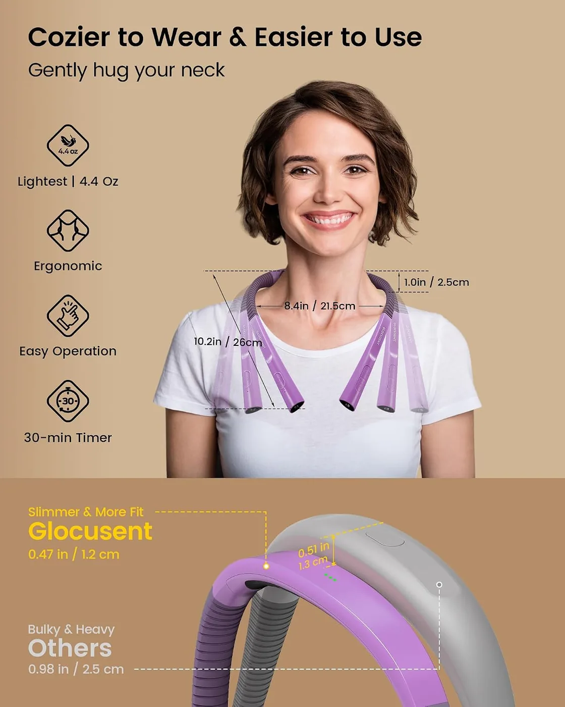 Leselampe Hals – Leselampe Bett mit 5 Farben & Stufenlos Dimmbar Ansicht