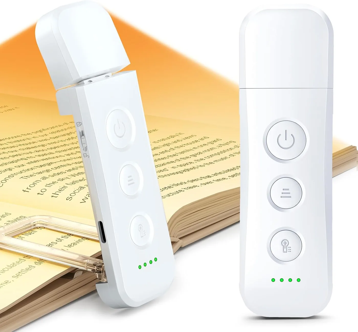Verbesserte 12 LED Leselampe Buch Klemme