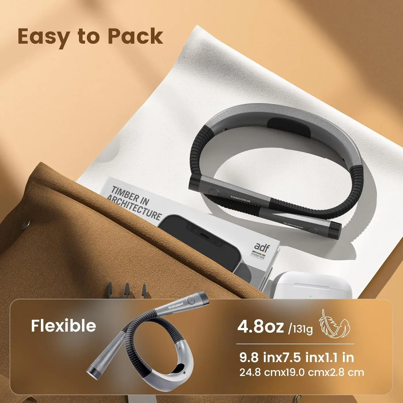 Leselampe Hals & Ergonomische Leselampe Bundle Ansicht