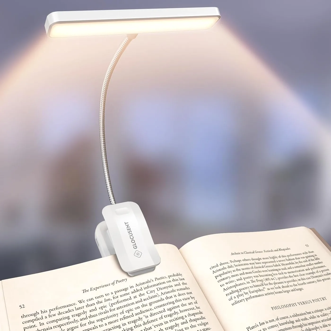 Leselampe Buch Klemme 26 LEDs – Buchlampe mit Größere Lichtquelle