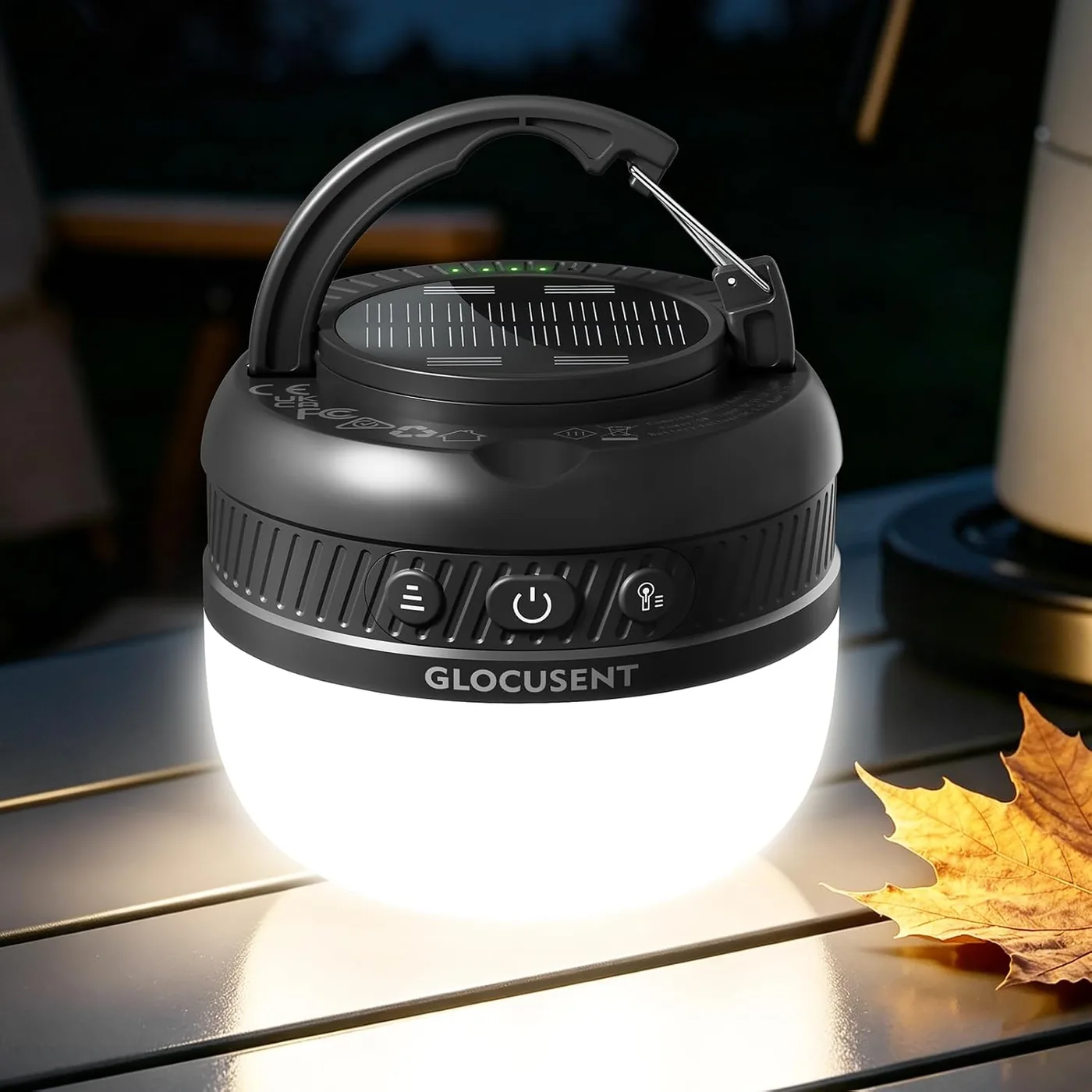 Camping Lampe Aufladbar – Taschenformat Camping Licht 5000mAh SOS