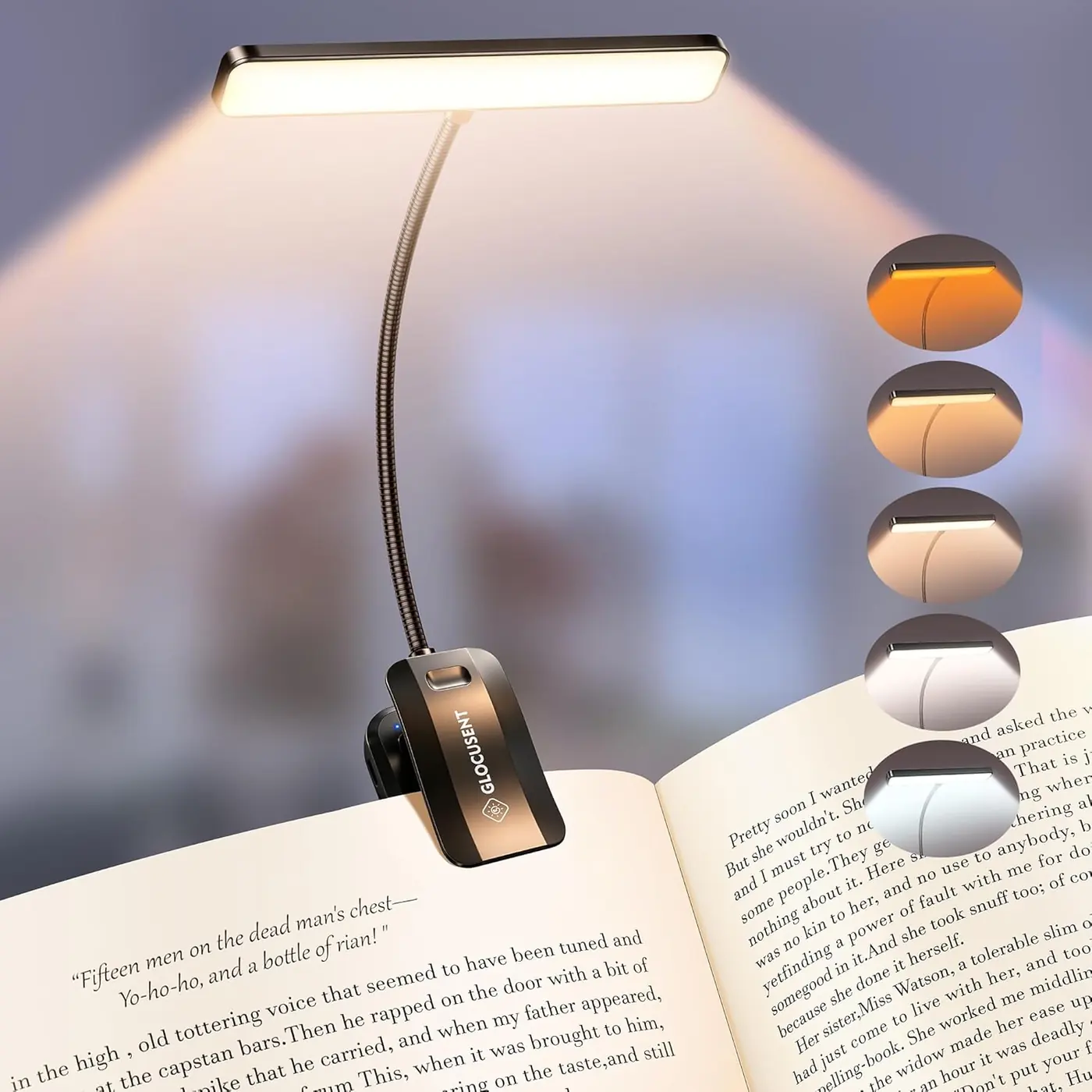 Leselampe Buch Klemme 26 LEDs – Buchlampe mit Größere Lichtquelle