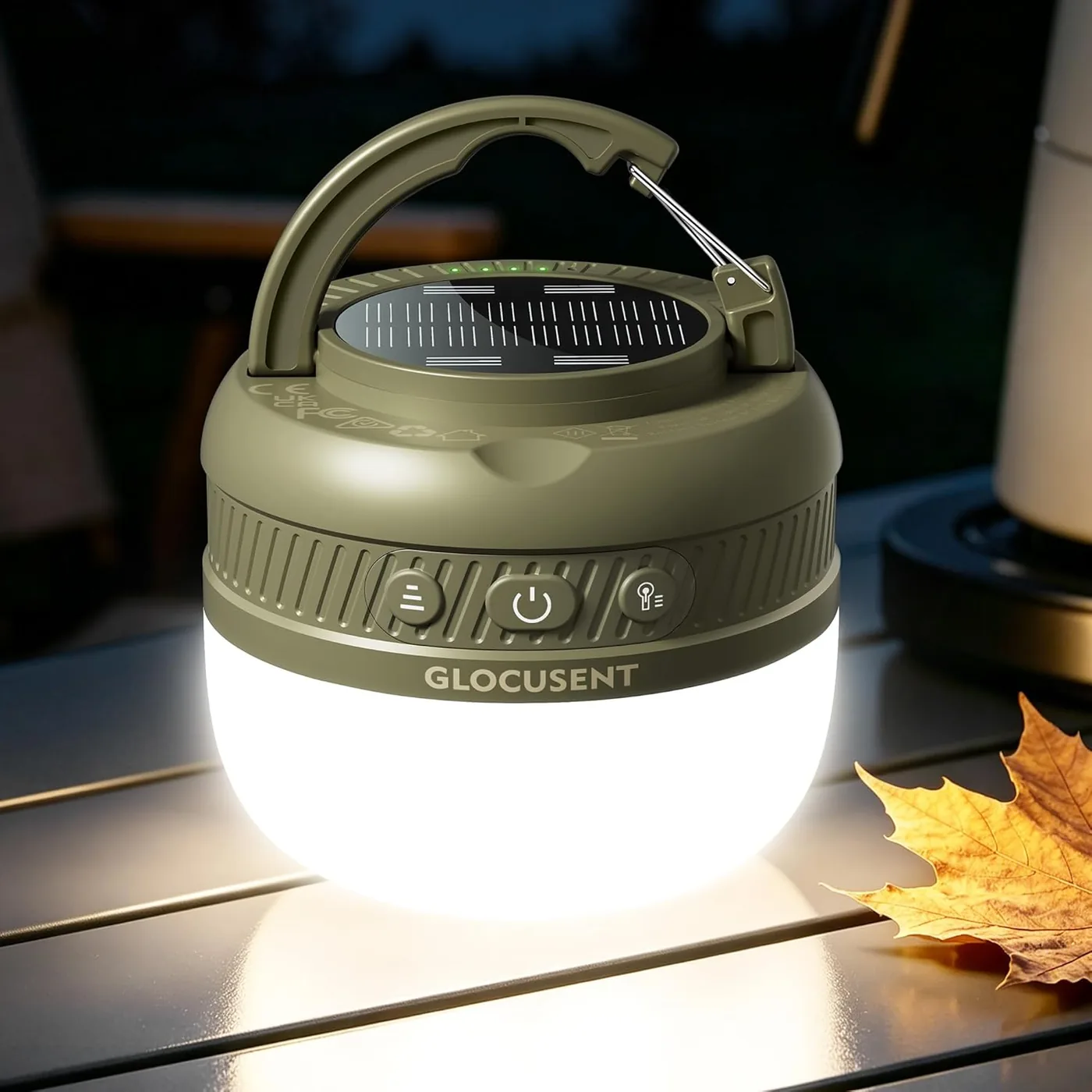 Camping Lampe Aufladbar – Taschenformat Camping Licht 5000mAh SOS