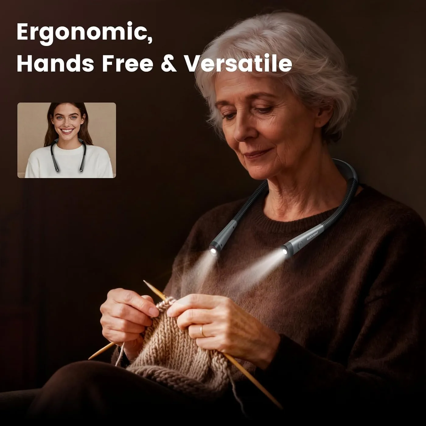 Leselampe Hals & Ergonomische Leselampe Bundle Ansicht